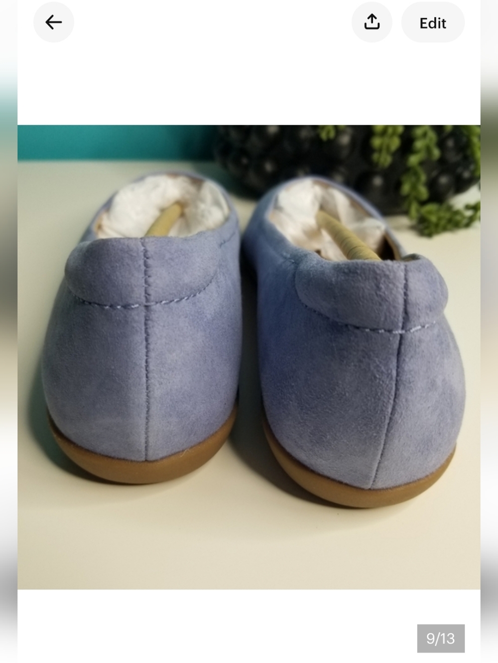 Naturalizer Vivienne Ballet Flat Violet Sky Lavender - Picture 9 of 13